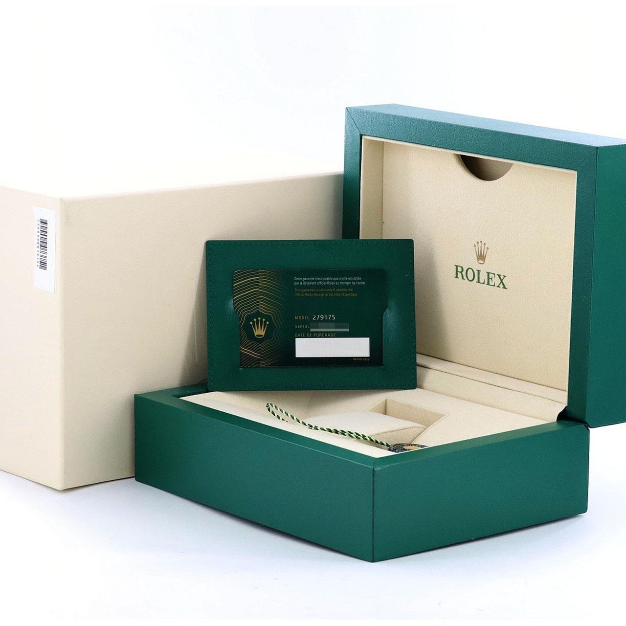 Rolex Lady-Datejust 28mm 279175 Rose Dial President Everose Gold - Image 11