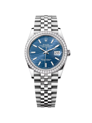 Rolex  Datejust 36mm 126284 Blue Dial Jubilee Bracelet