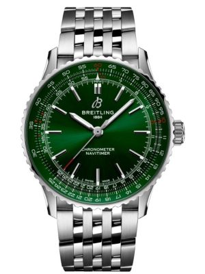 ??2024 Hot Sale??Breitling A17329371L1A1 Navitimer Automatic Green Dial Watch