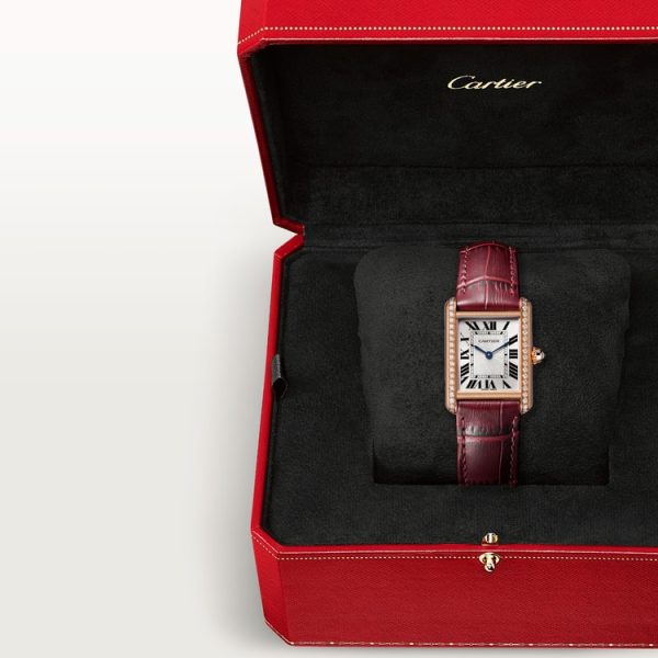 Cartier TANK LOUIS  Rose Gold Diamond 22mm