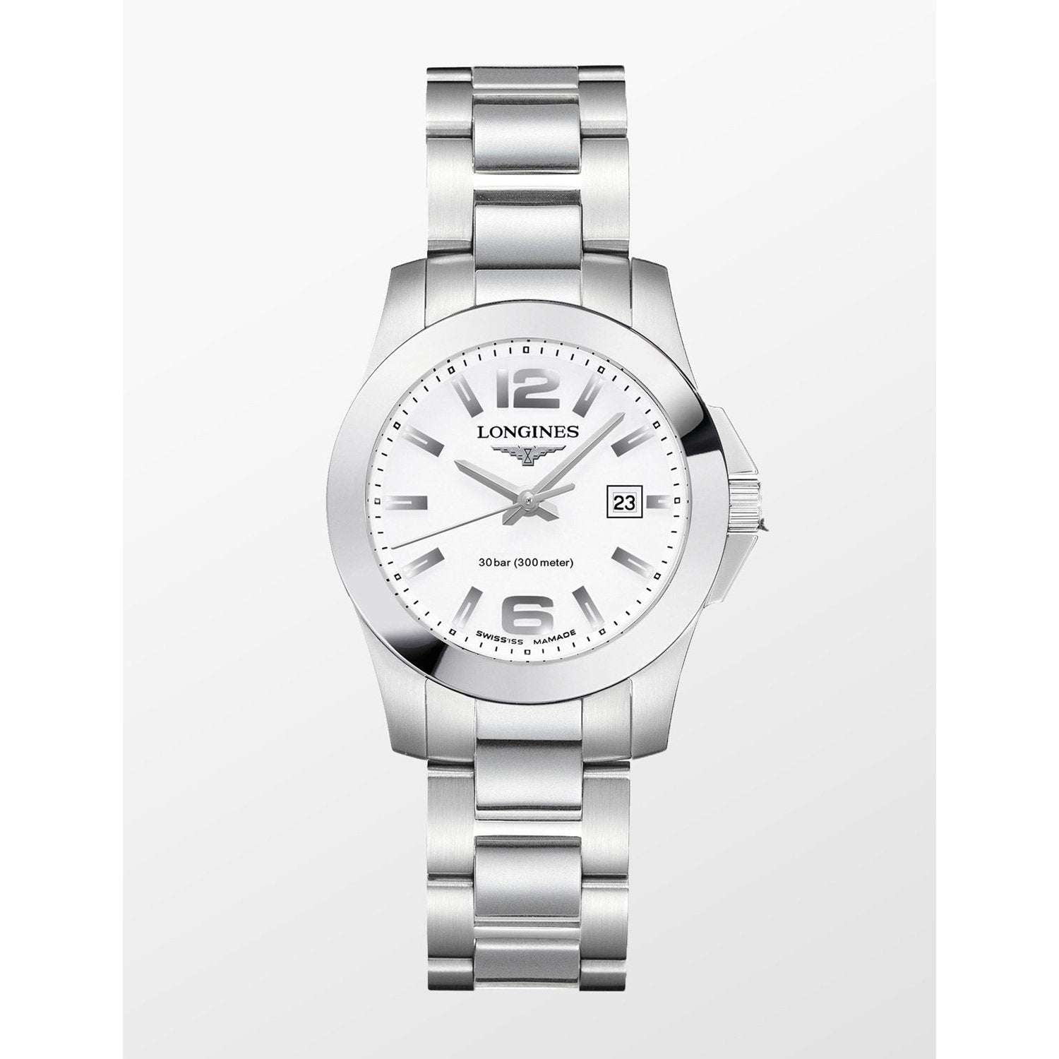 Longines Women's L3.277.4.16.6 Conquest Stainless Steel Watch