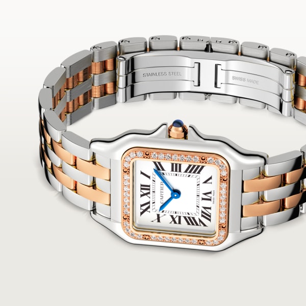 Cartier  PANTHERE Rose Gold Mix Diamond 30mm