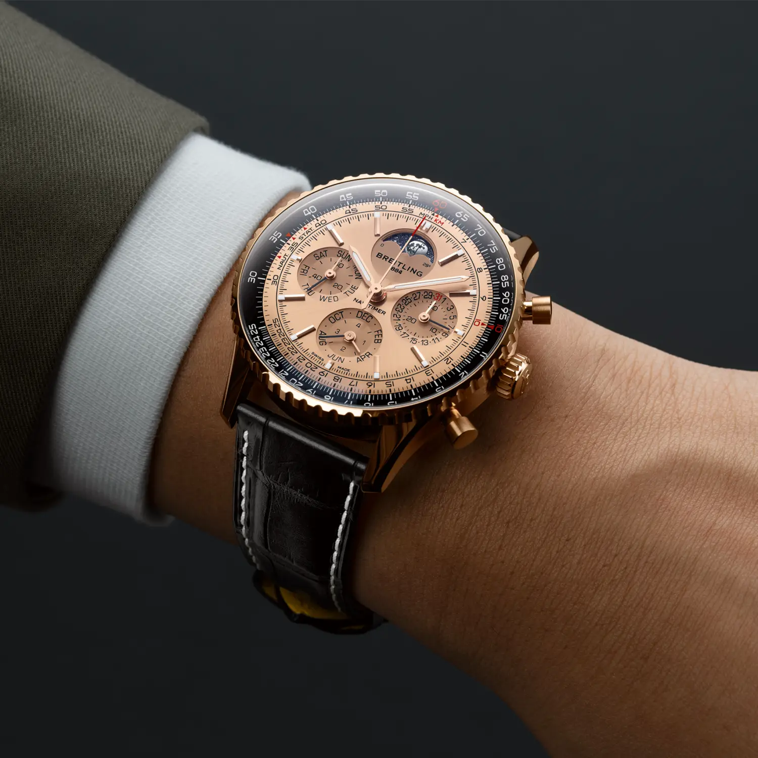 Breitling Navitimer B19 Chronograph 140th Anniversary 43mm RB19101A1H1P1 - Image 4