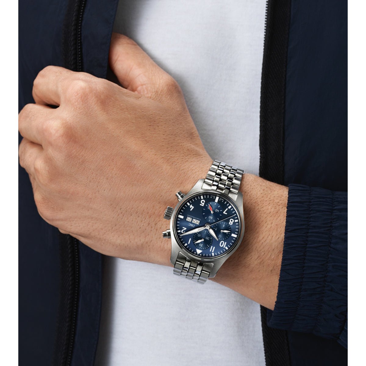 IWC Pilot's Chronograph 41mm Mens Watch IW388102 - Image 4