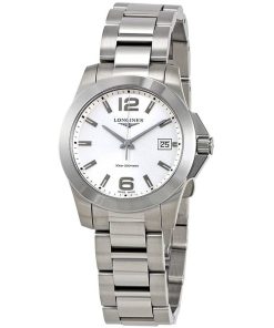 Longines Women's L33774766 Conquest Stainless Steel Watch
