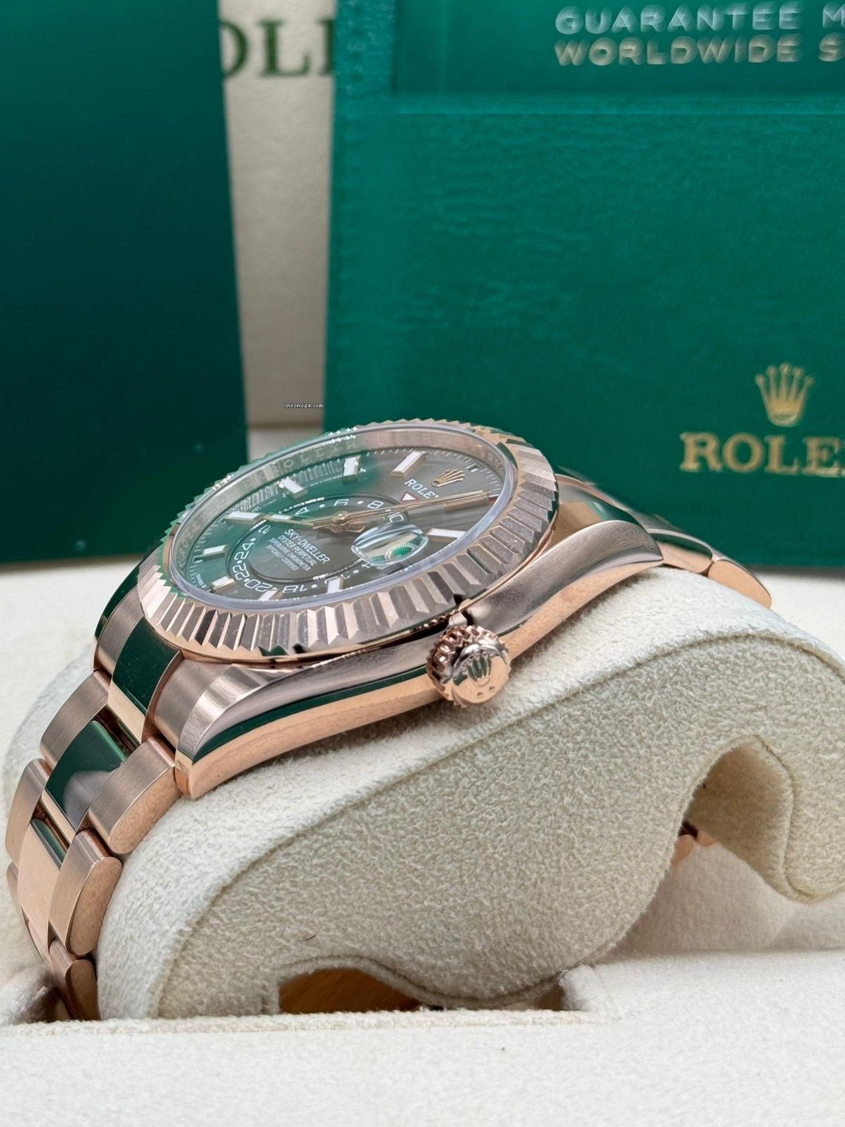 Rolex Sky-Dweller 42mm 336935-0004 Rose Gold Rhodium Dial Oyster - Image 6