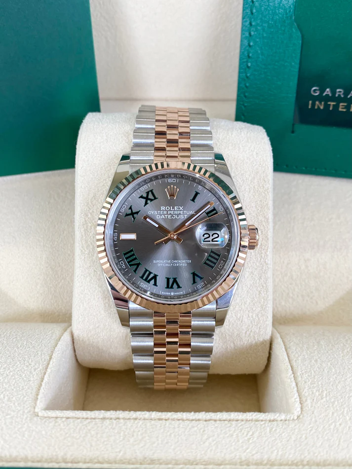 Rolex Datejust 36mm 126231 Slate Dial Oyster Bracelet Watch - Image 9