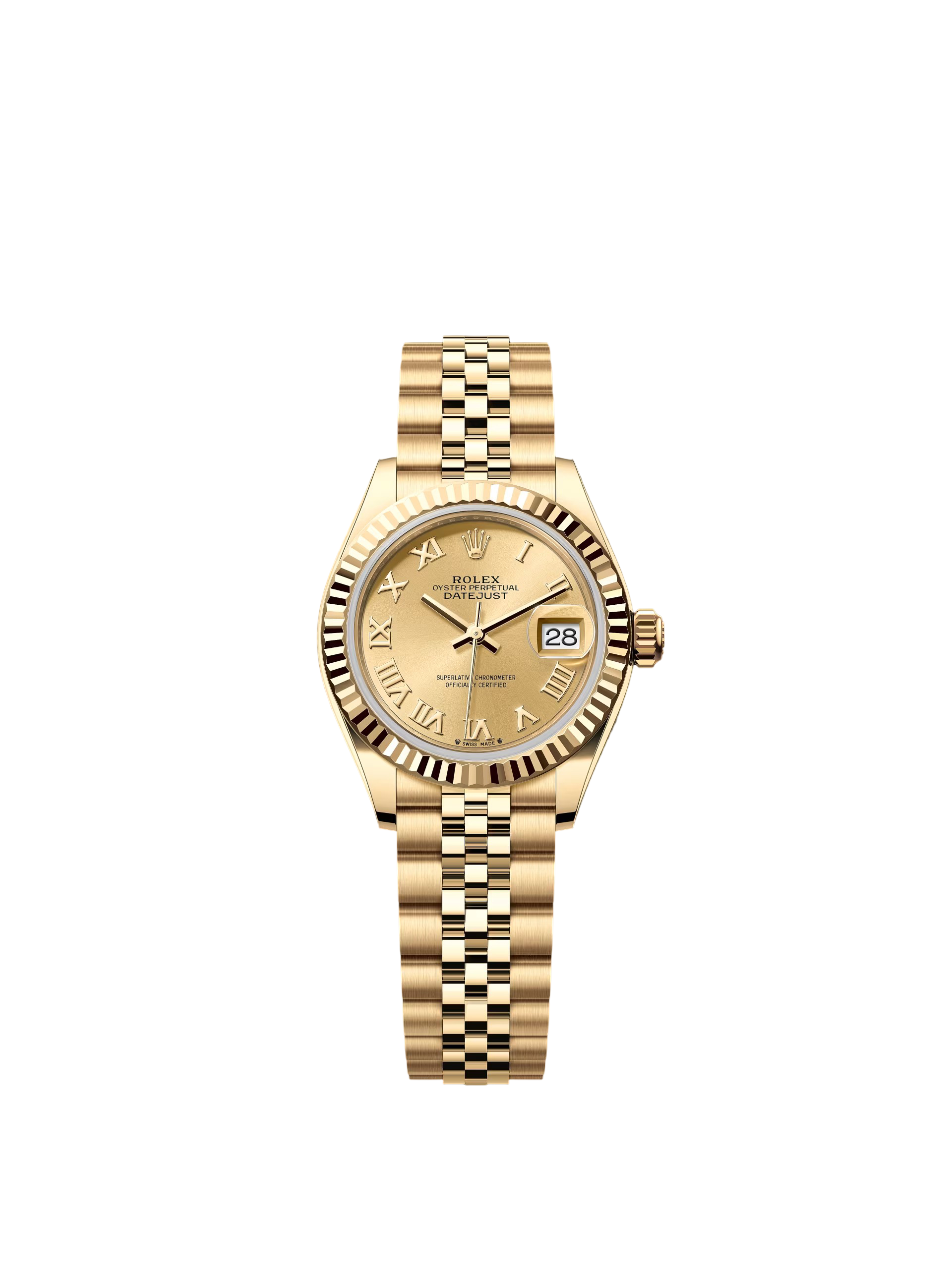 Rolex Lady-Datejust 28mm 279178 Champagne Roman Dial