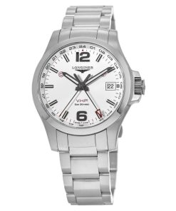 Longines Men's L3.718.4.76.6 Conquest Stainless Steel Watch