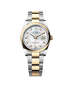 Alternative view of Rolex  Datejust 126203 Mother-of-Pearl Diamond Dial 36mm Domed Bezel