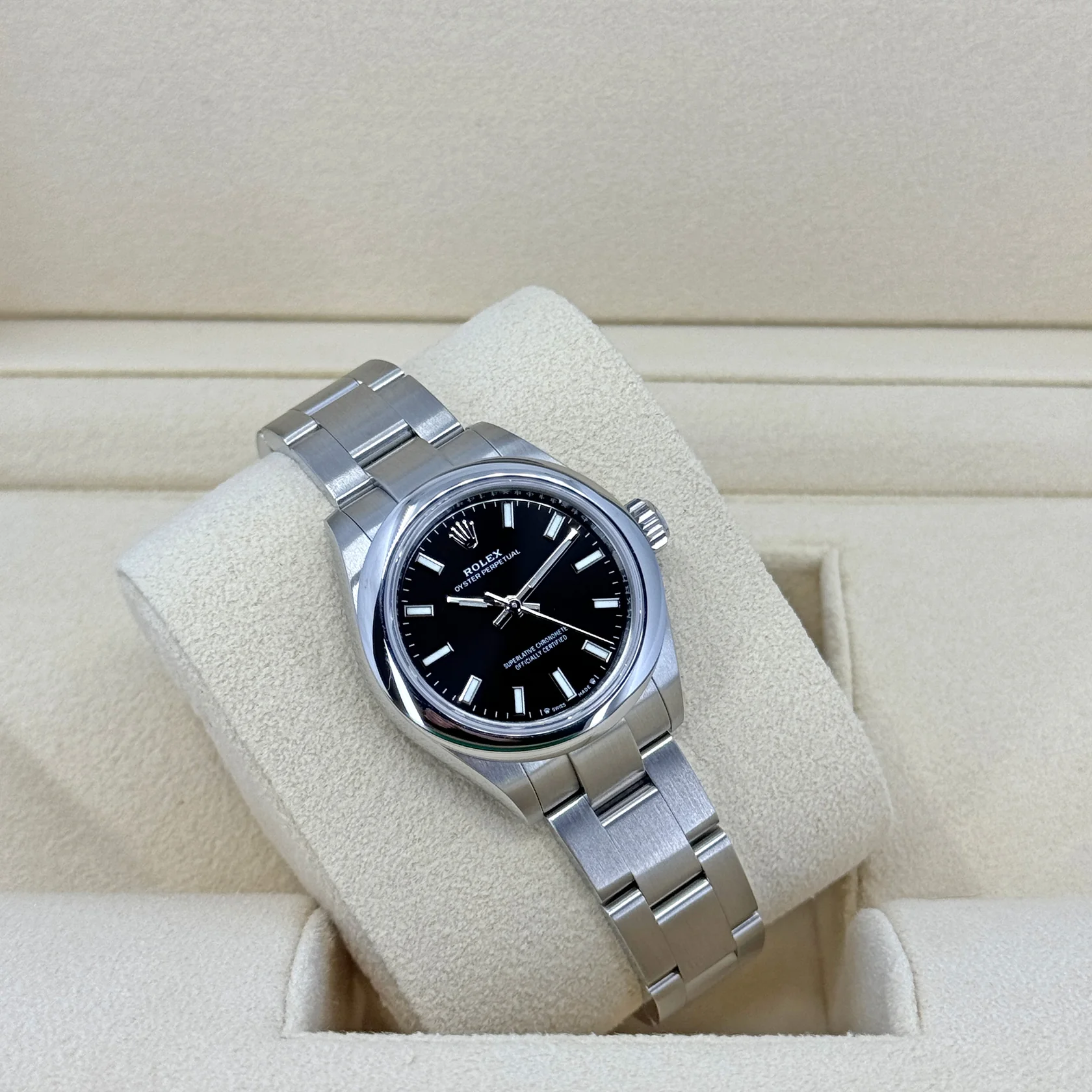 Rolex Oyster Perpetual 31mm 277200-0016 Black Dial Oyster Bracelet Watch - Image 5