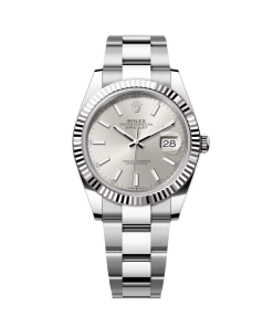 Alternative view of Rolex  Datejust 41mm 126334 Silver Index Jubilee Stainless Steel Mens Watch