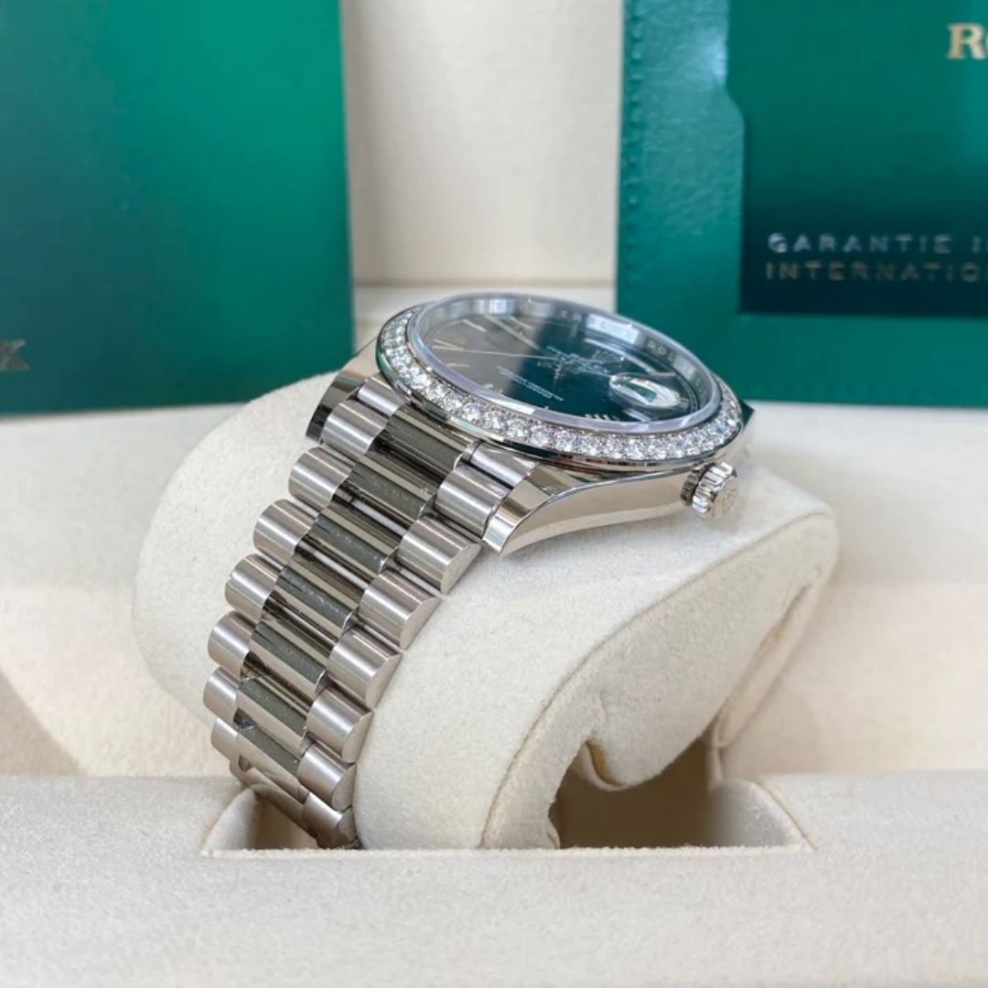 Rolex Day-Date 40mm 228349RBR-0005 Bright Blue Dial President Bracelet - Image 7