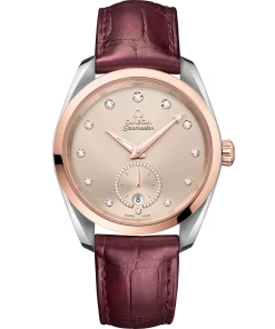 Omega Seamaster Aqua Terra 150M 38 mm Linen Dial Stainless Steel and Sednaâ„¢ 18k Rose Gold Strap 220.23.38.20.59.001