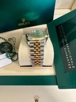 Rolex  Datejust 36mm 126233 Champagne Palm Motif Diamond Dial and Jubilee Bracelet Watch