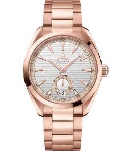 Omega Seamaster Aqua Terra 150M 41 mm Silver Dial Sednaâ„¢ 18k Rose Gold Bracelet 220.50.41.21.02.002