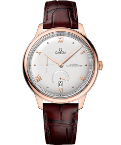 Omega De Ville Prestige 41 mm Silver Dial Sedna™ 18k Rose Gold Strap 434.53.41.21.02.001