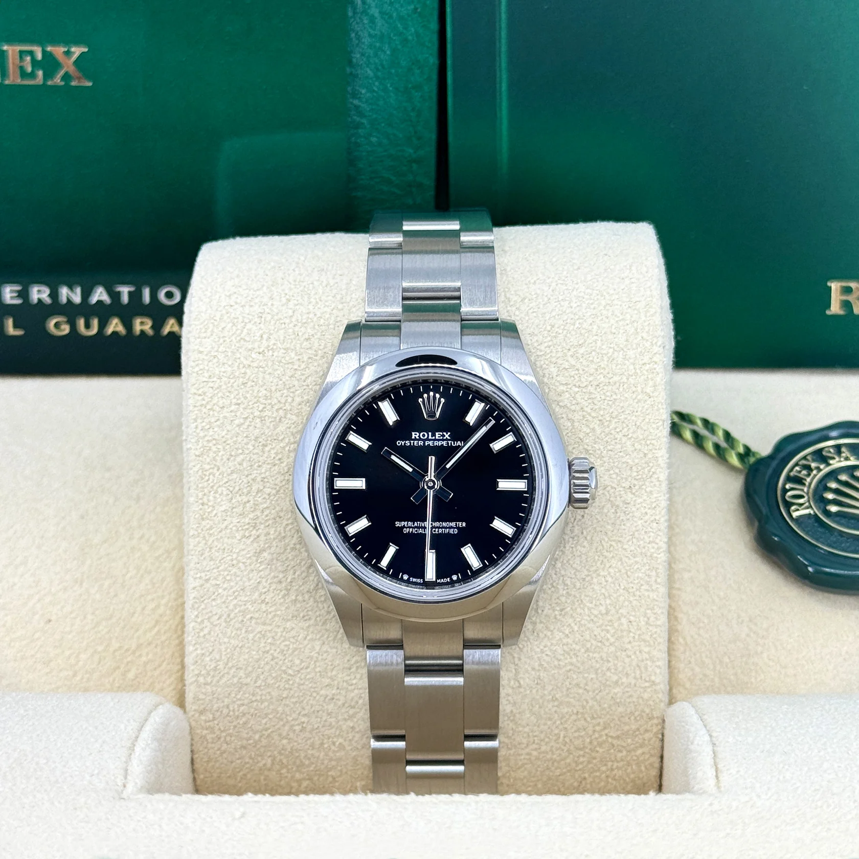 Rolex Oyster Perpetual 31mm 277200-0016 Black Dial Oyster Bracelet Watch - Image 2