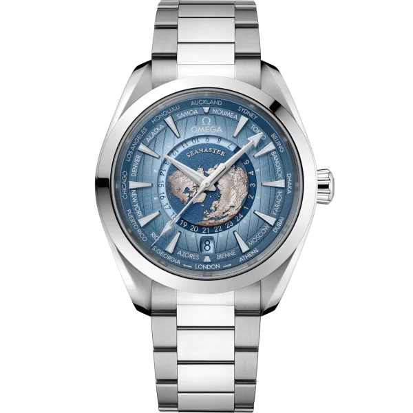 Omega Seamaster Aqua Terra 150M 43mm Blue Dial Stainless Steel Bracelet 220.10.43.22.03.002