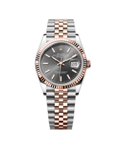 Alternative view of Rolex  Datejust 36mm 126231 Slate/Gray Dial Oystersteel and 18K Rose gold Oyster Bracelet