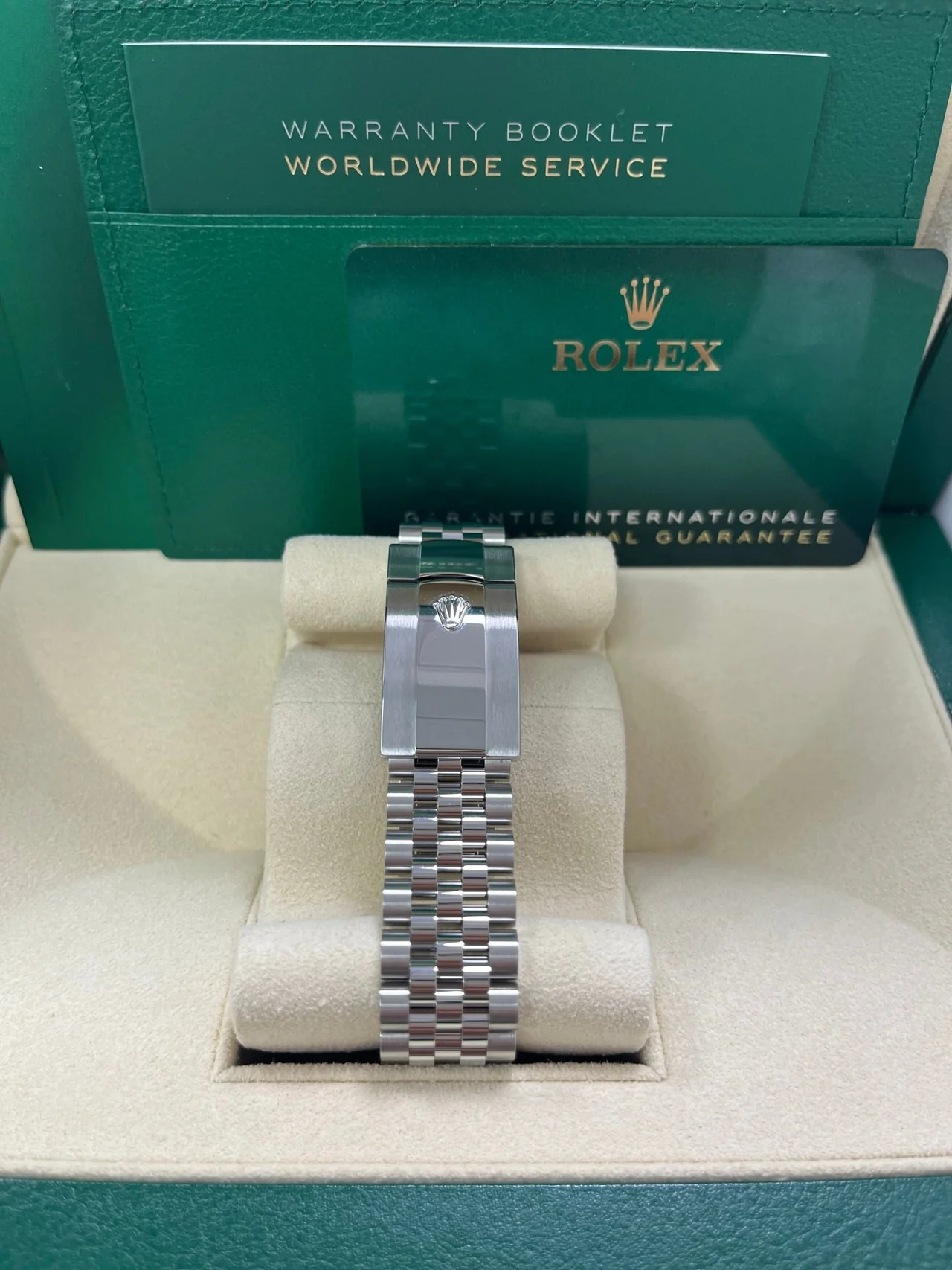 Rolex Datejust 36mm 126284 Olive Green Dial Jubilee Bracelet - Image 6