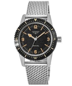 Longines Men's L2.822.4.56.6 Skin Diver Stainless Steel Watch