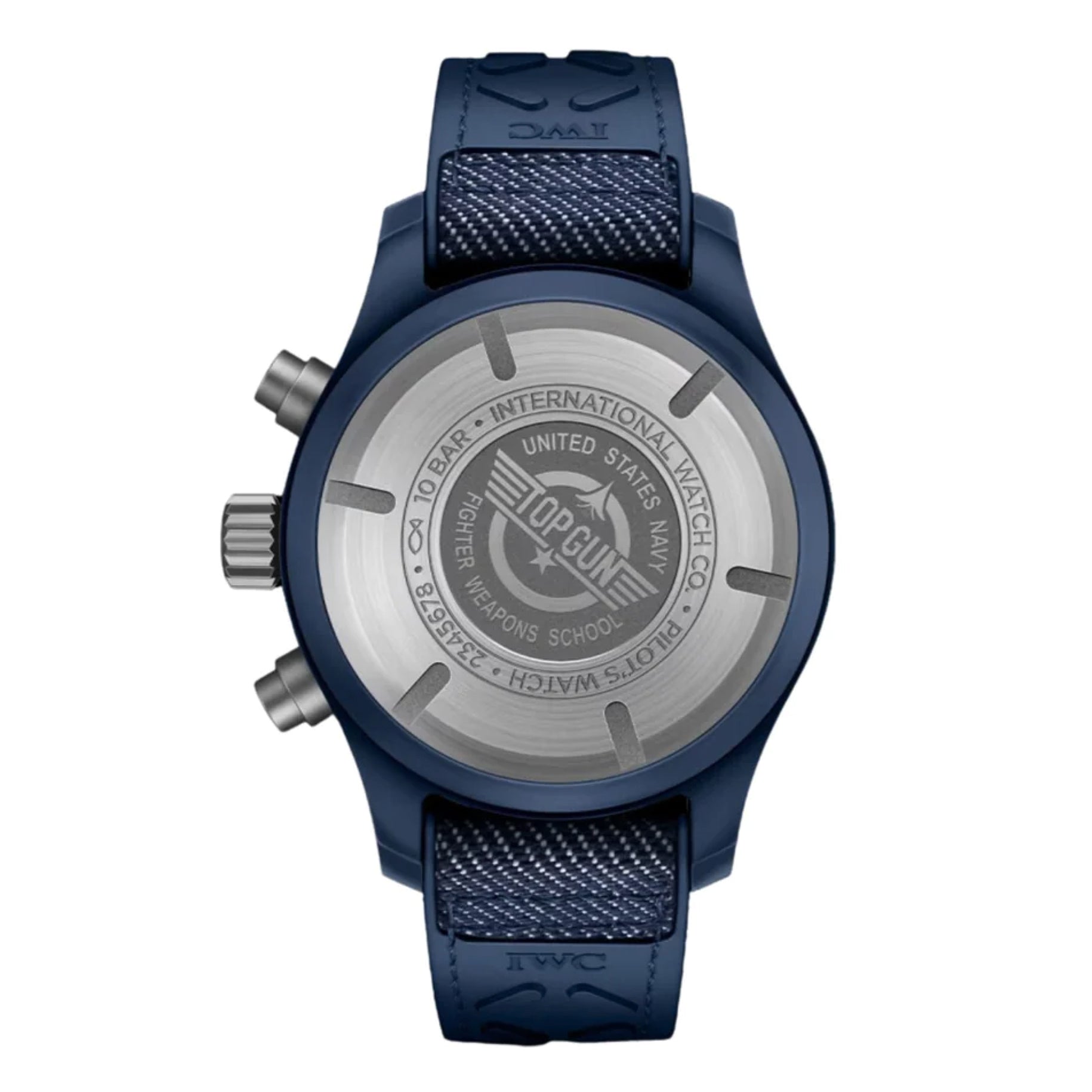 IWC Pilot Chronograph 41mm Top Gun Oceana 42mm Mens Watch Blue IW389404 - Image 3