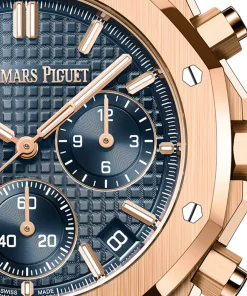 Alternative view of Audemars Piguet ROYAL OAK Pink Gold ??Bleu nuit nuage 50?? Dial CHRONOGRAPH 41mm 26240OR.OO.1320OR.05