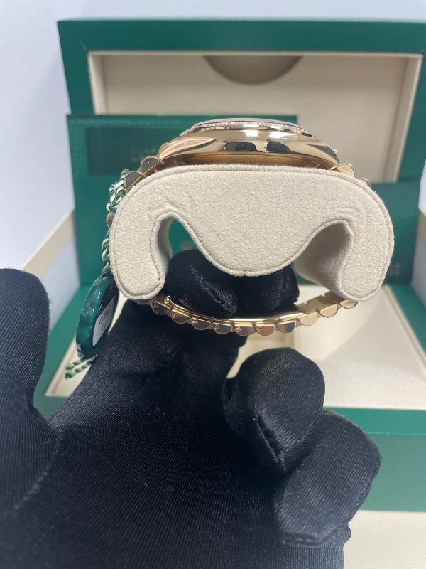 Rolex Day-Date 40mm Bright Black Dial President Watch 228348RBR-0043