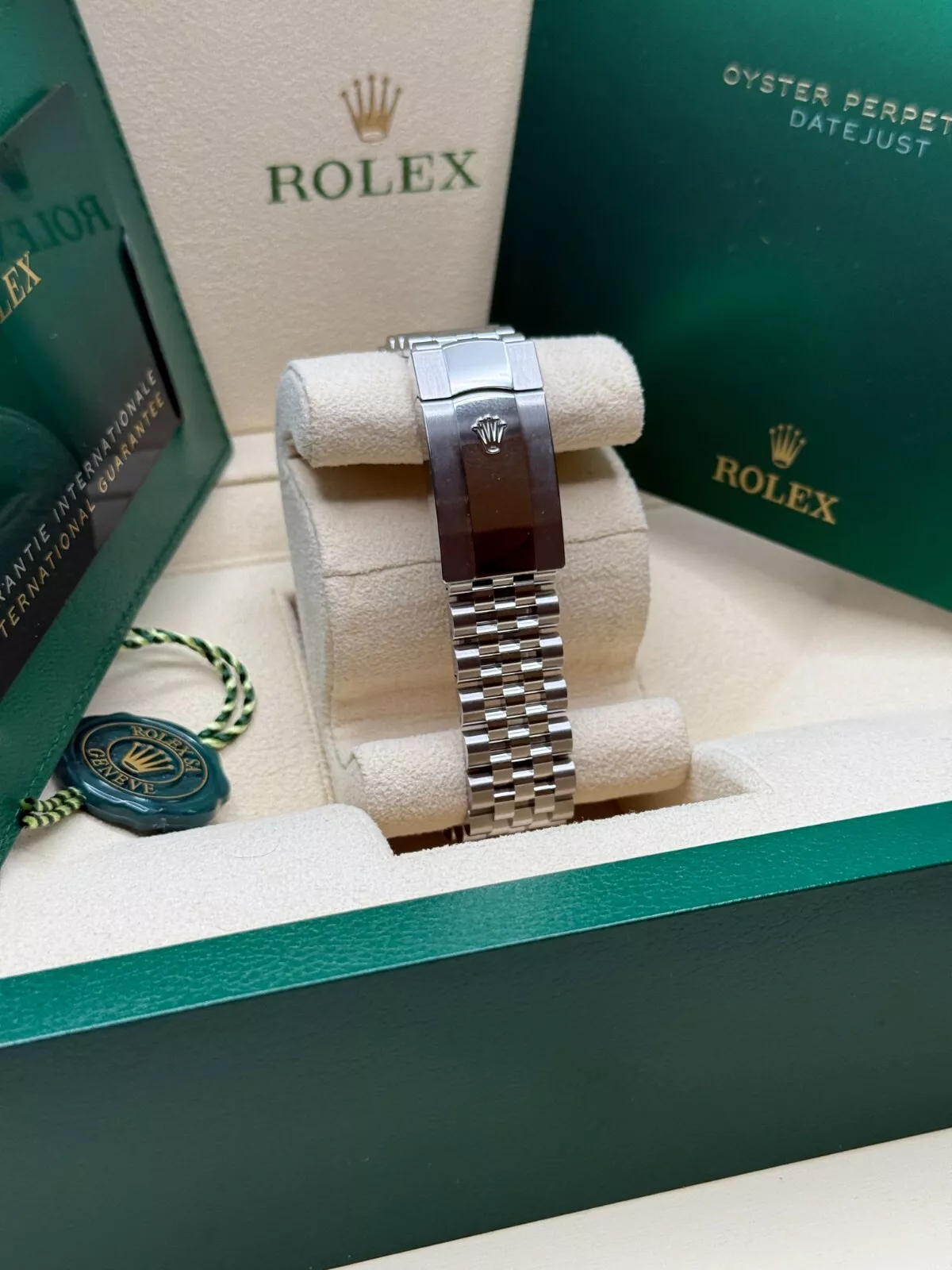 Rolex Datejust 41mm White Index Oyster Stainless Steel Men's Watch - 126334 - Image 8