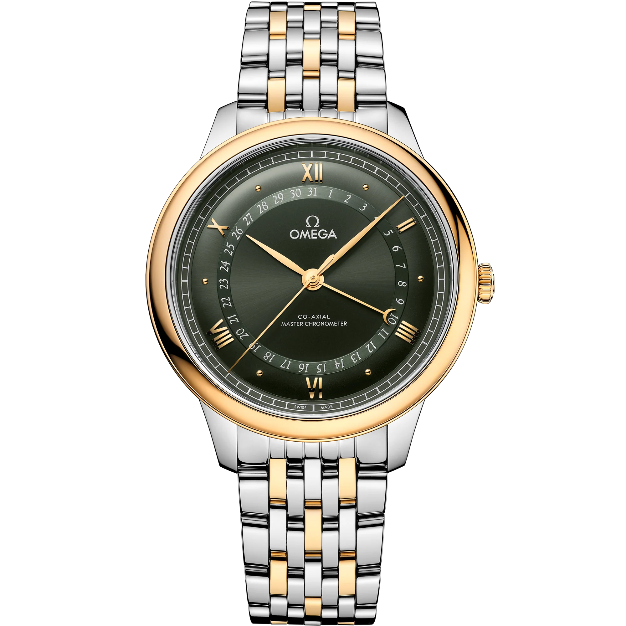 Omega De Ville Prestige, Stainless Steel and 18k Yellow Gold, 42mm 434.20.42.22.10.001