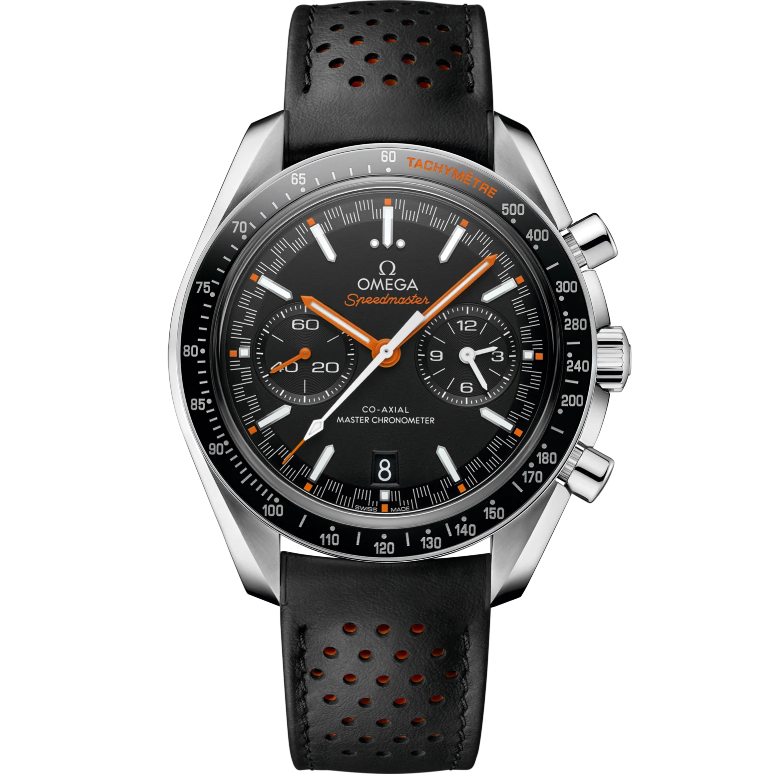 Omega Speedmaster Super Racing Black Dial 44.25mm Stainless Steel Strap 329.32.44.51.01.001