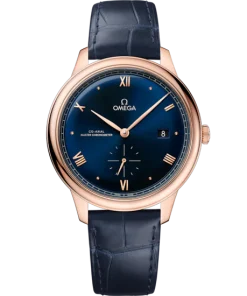 Omega De Ville Prestige 41 mm Blue Dial Sedna™ 18k Rose Gold Strap 434.53.41.20.03.001