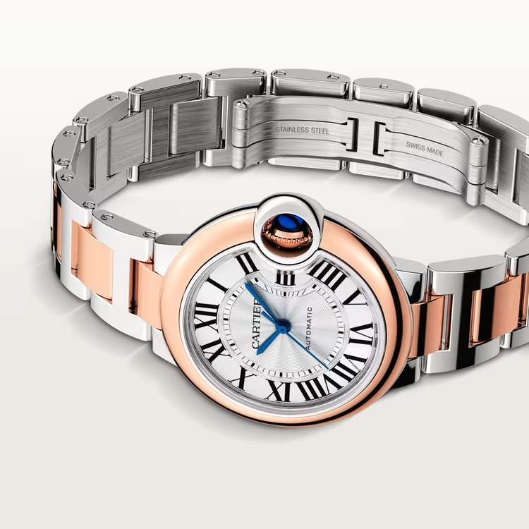 Cartier BALLON BLEU Rose Gold Mix 33mm - Image 7