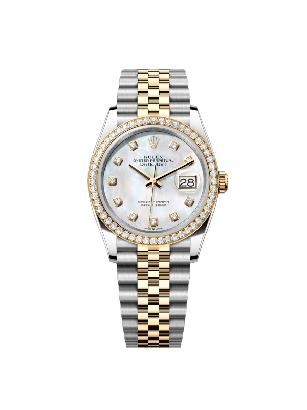 Rolex  Datejust 36mm 126283 White Mother-of-Pearl Dial Jubilee Bracelet Watch