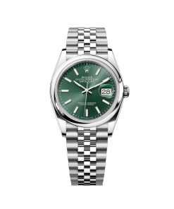 Alternative view of Rolex  Datejust 36mm 126200 Mint Green Dial Stainless Steel Oyster Bracelet Watch