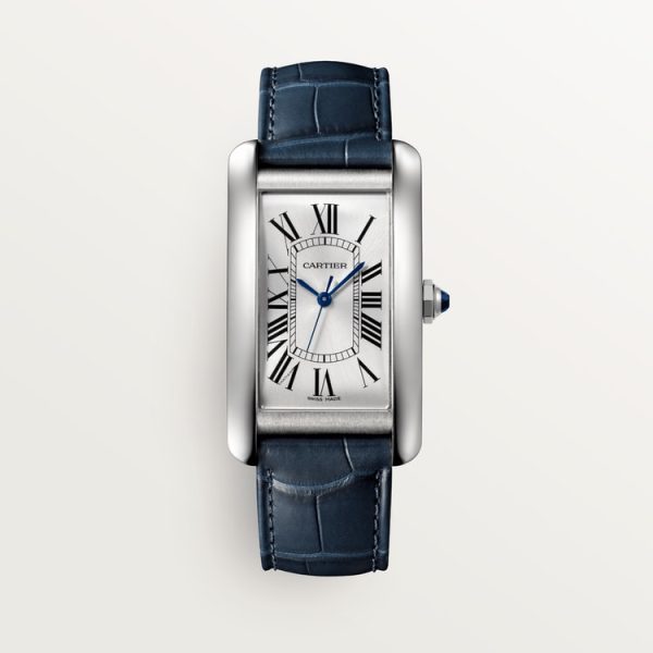 Cartier TANK AMERICAINE Blue Strap 26.6 mm