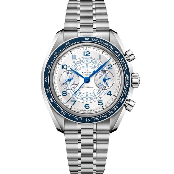 Omega Speedmaster Chronoscope Silver Dial 43mm Stainless Steel Bracelet 329.30.43.51.02.001