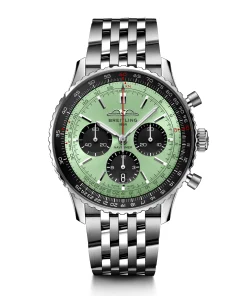 Breitling AB0138241L1A1 Navitimer B01 Green Dial - ??ew