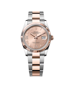 Alternative view of Rolex  Datejust 36mm 126231 Rose Dial Oyster Bracelet