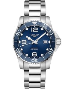 Longines Men's L3.781.4.96.6 HydroConquest Stainless Steel Watch