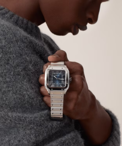 Alternative view of Cartier SANTOS BLUE 39.8mm