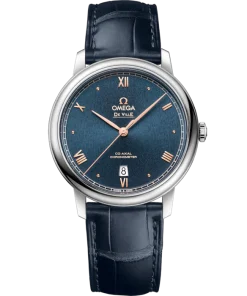 Omega De Ville Prestige 39.5 mm Blue Dial Stainless Steel Strap 424.13.40.20.03.004