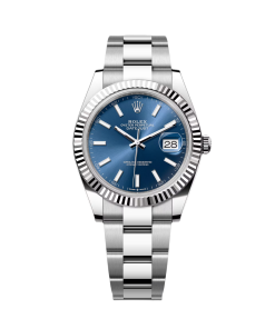 Rolex  Datejust 41mm 126334 Blue Index Oyster Stainless Steel Men's Watch