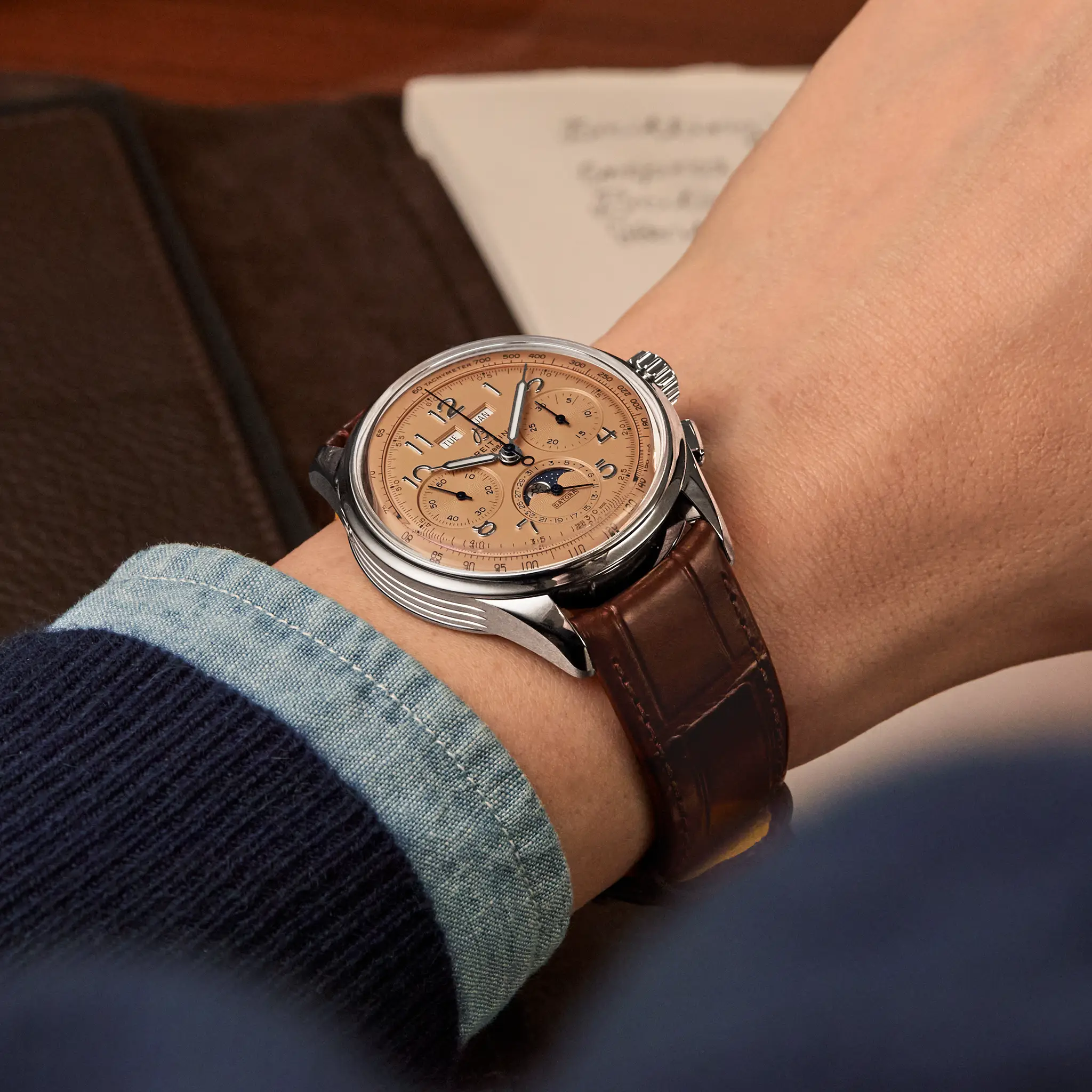 Breitling Premier B25 Datora 42mm AB2510201K1P1 - Image 4