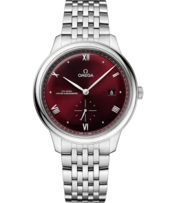 Omega De Ville Prestige 41mm Red Dial Stainless Steel Bracelet 434.10.41.20.11.001