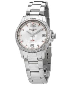Longines Women's L3.316.0.87.6 Conquest Stainless Steel Watch