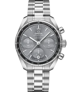 Omega Speedmaster 38 Grey Dia 38mm l Stainless Steel Bracelet 324.30.38.50.06.001