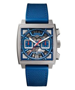 TAG Heuer Monaco Chronograph 39mm Mens Watch Titanium Blue CBL2182.FT6235