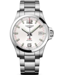 Longines Men's L37164766 Conquest Stainless Steel Watch